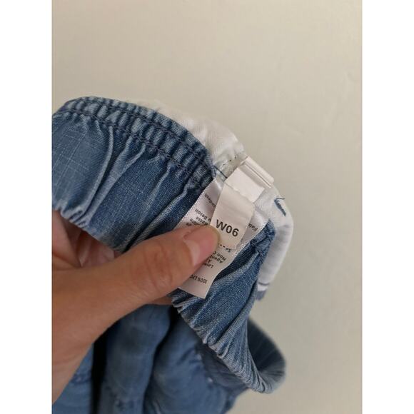 Talbots Pants Women's 2 Blue Jogger Weekend Wash High Rise Pockets Elastic Waist - Picture 11 of 11